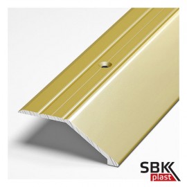 ПО-45/15 порог алюминиевый с насечками для стыков с перепадом  до 15 мм